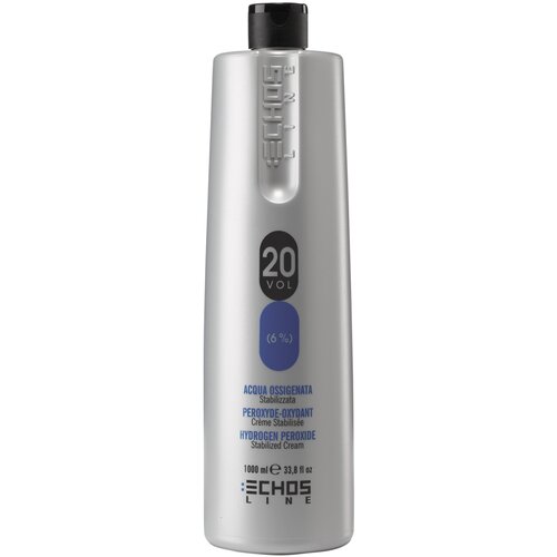 Оксид для волос 6% (20 VOLUME) 1000 мл Окислительная эмульсия OXY ECHOS LINE для красителей ECHOS COLOR и CHARCOAL, осветляющих средств