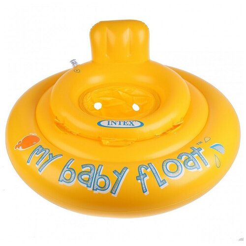 INTEX 56585 Круг для плавания My baby float, с сиденьем, d=70 см, от 6-12 месяцев.
