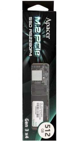Твердотельный накопитель Apacer SSD AS2280P4U 512Gb M.2 PCIe Gen3x4, R3500/W2300 Mb/s, MTBF 1.8M, 3D NAND, NVMe, Retail (AP512GAS2280P4U-1) (AP512GAS2280P4U-1) - фото №8
