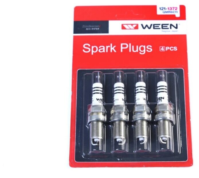 Свечи зажигания Ween 1211372 для ВАЗ-2112 16 клап. 4 шт.