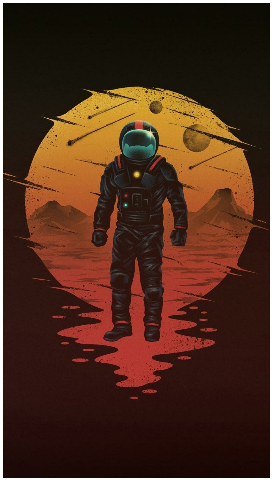 Постер / Плакат / Картина на холсте Марсианская пустошь