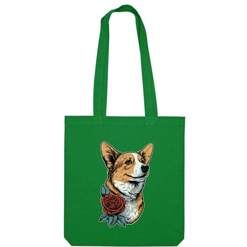 фото Сумка шоппер us basic, зеленый