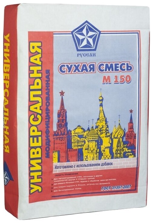 Штукатурная смесь Русеан 40кг