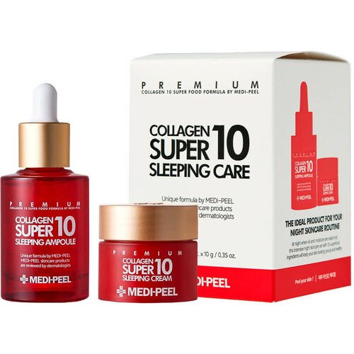 Омолаживающий набор с коллагеном MEDI-PEEL Collagen Super 10 Sleeping Care, 2 ед
