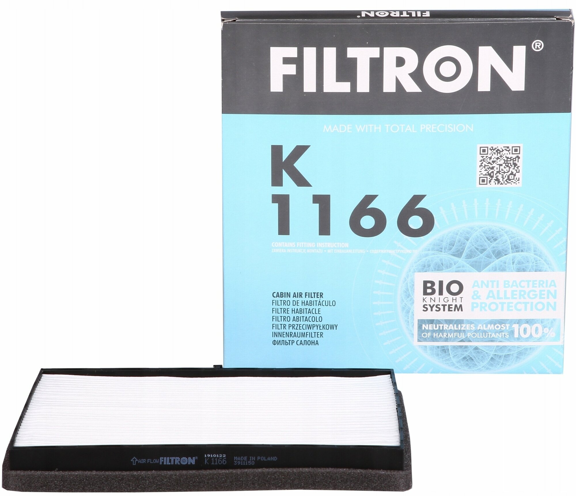 Салонный фильтр FILTRON K1166