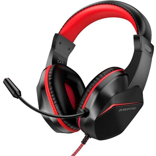 Компьютерная гарнитура BOROFONE BO104 Phantom красный Наушники игровые для компьютера ноутбука 54500₽