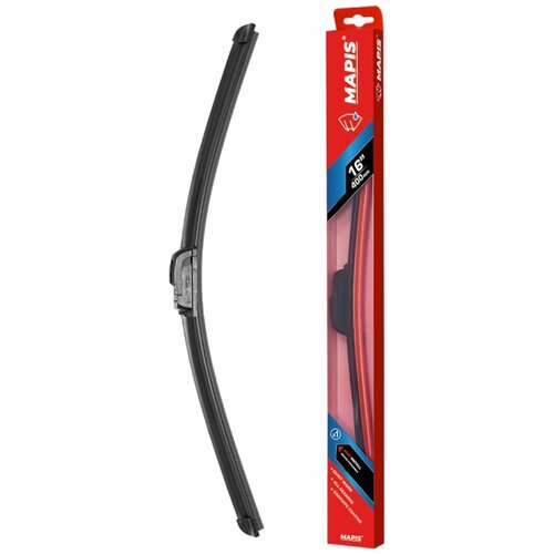Дворники 40 см бескаркасные MAPIS, щётка стеклоочистителя для автомобиля (блистер)