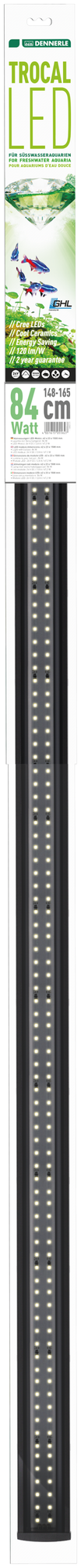 Dennerle Trocal LED 150 - LED светильник для пресн. аквариумов 150 см 86 Вт на 260-390 л