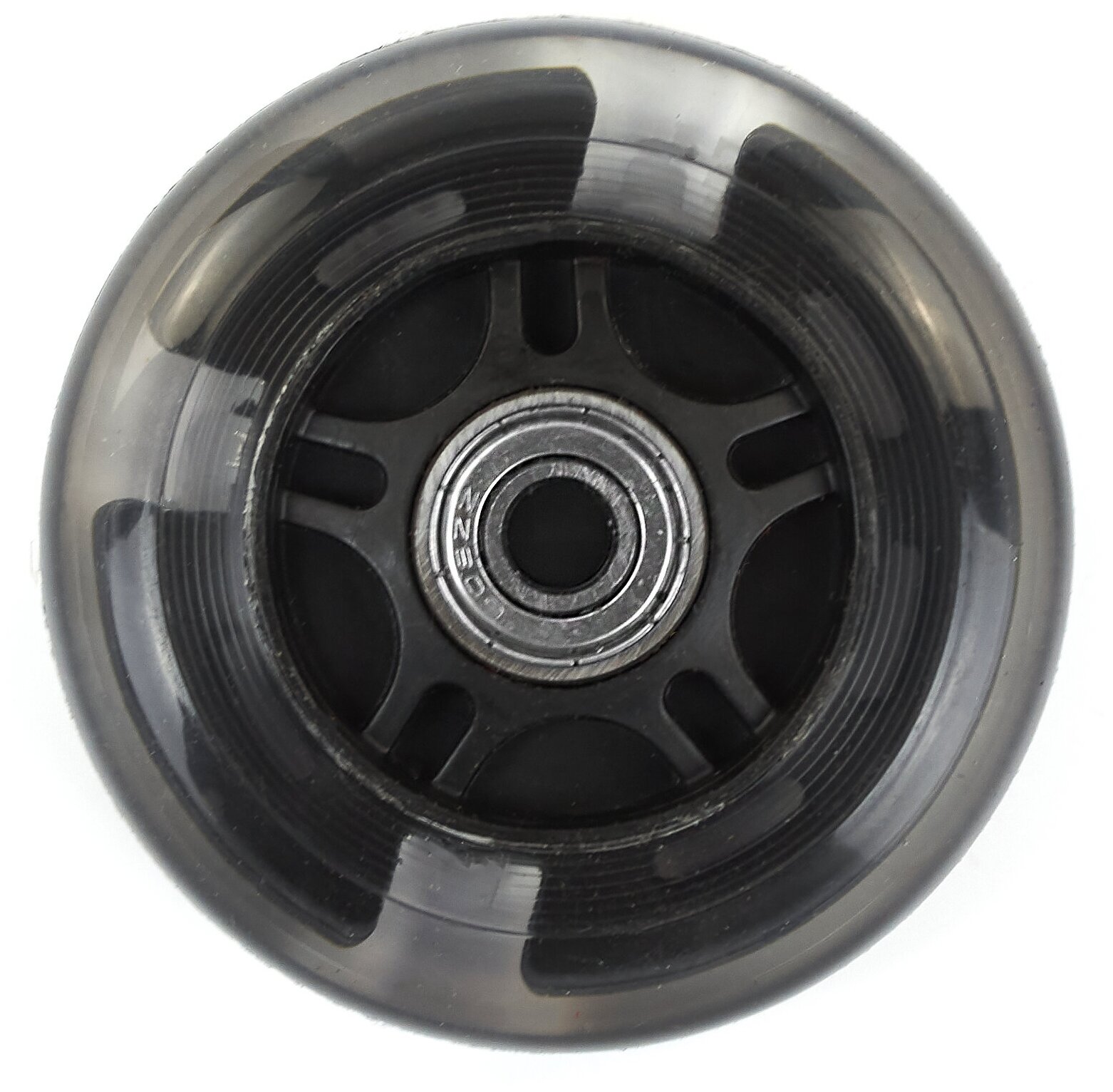 Заднее колесо для самоката 8,3х2,2 см, светодиодное, ABEC7, черное