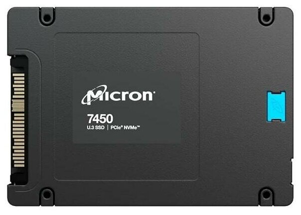 Micron SSD 7450 PRO, 1920GB, U.3(2.5" 15mm), NVMe, PCIe 4.0 x4, 3D TLC, R/W 6800/2700MB/s, IOPs 800 000/120 000, TBW 3650, DWPD