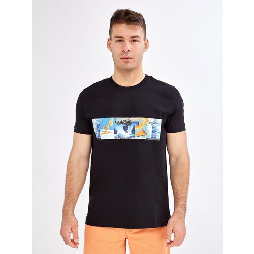 фото Футболка ice play, размер 54, черный