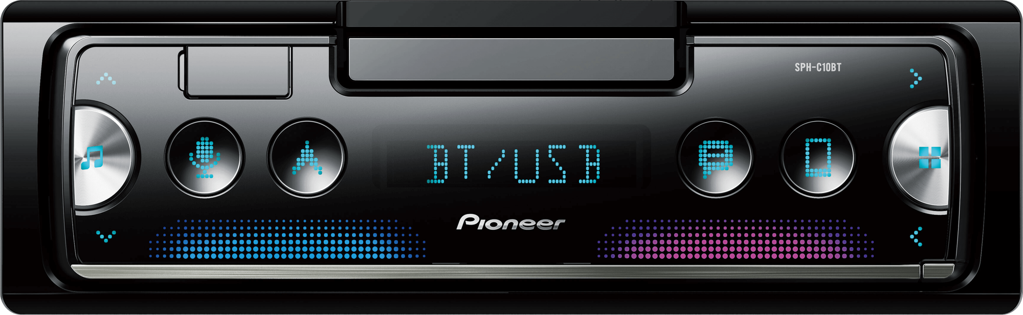 Автомагнитола Pioneer SPH-C10BT 1DIN 4x50Вт RDS