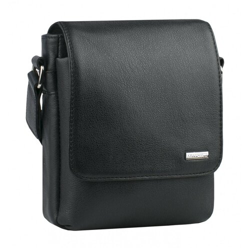 Сумка планшет Franchesco Mariscotti Модная мужская сумка 120015, фактура зернистая, гладкая, черный
