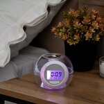 Luazon Home Будильник Luazon LB-06, 7 цветов дисплея, 6 мелодий, прозрачный - изображение