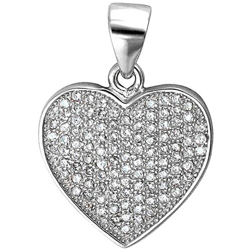 фото Эстет подвеска с фианитами из серебра с33п151721