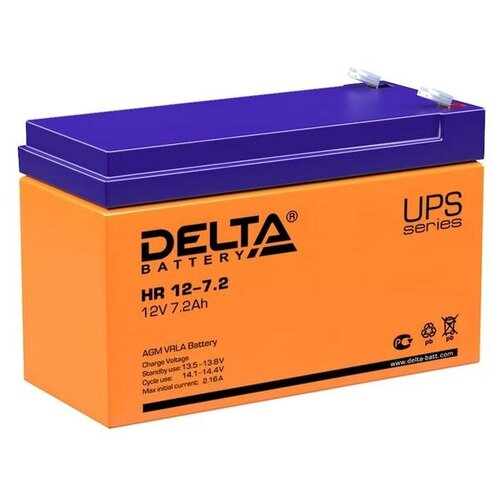 Аккумулятор 12В 7.2А. ч. Delta HR 12-7.2 (6шт. в упак.)