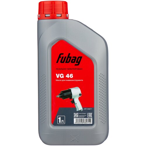 Масло для пневмоинструмента Fubag VG 46, 1 л масло для пневмоинструмента fubag vg 46 1 л