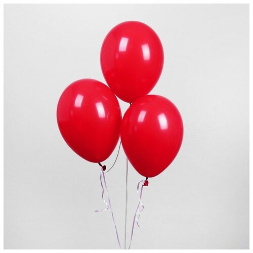 фото Шар латексный 12", пастель, набор 100 шт, цвет вишневый s 12g-203 4242726 globos festival