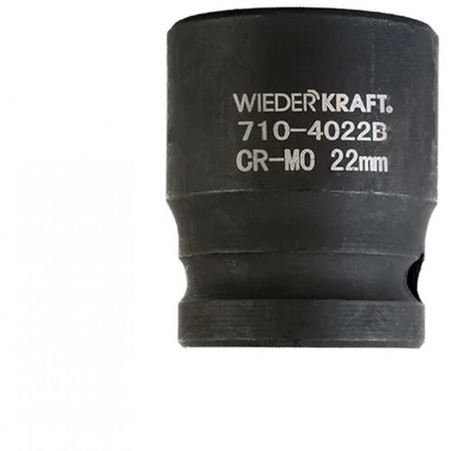 Головка торцевая ударная WIEDERKRAFT 1/2, 6 гр. 22 мм WDK-710-4022