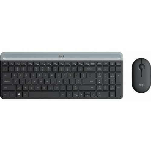 Набор периферии Клавиатура + мышь Logitech MK470 (черный)