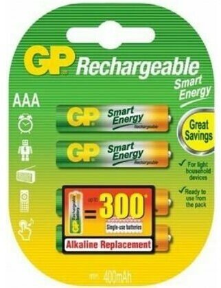 Аккумулятор GP (AAA, 400mAh, 2 шт.) (40AAAHCSVPT-2CR2)