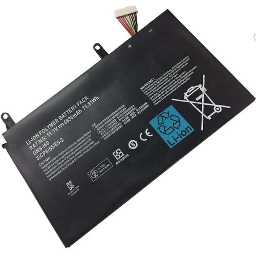 Аккумулятор GNS-I60 для ноутбука GIGABYTE P35 11.1V 75.81Wh (6830mAh) черный