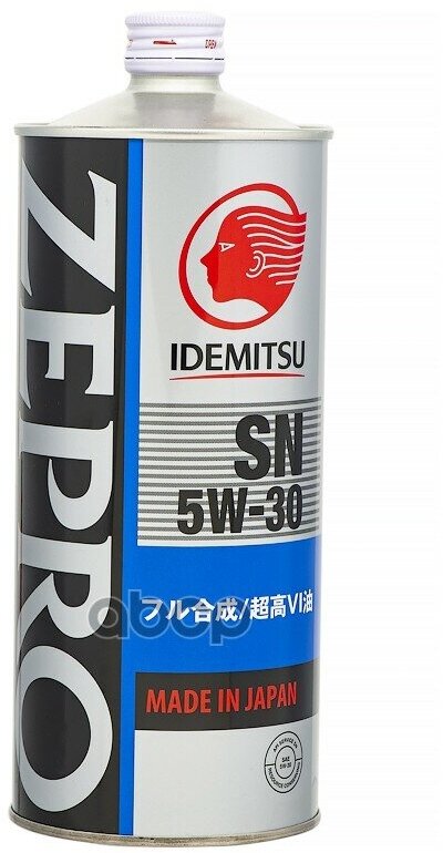 IDEMITSU Масло Моторное 5W30 Idemitsu 1Л Синтетика Zepro Touring Sn (Япония)