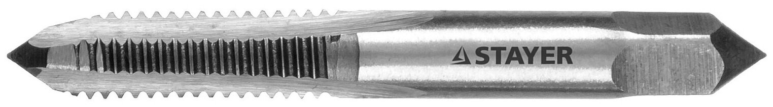 STAYER M6х1, метчик для сквозных и глухих отверстий, одинарный, 28021-06-1.0