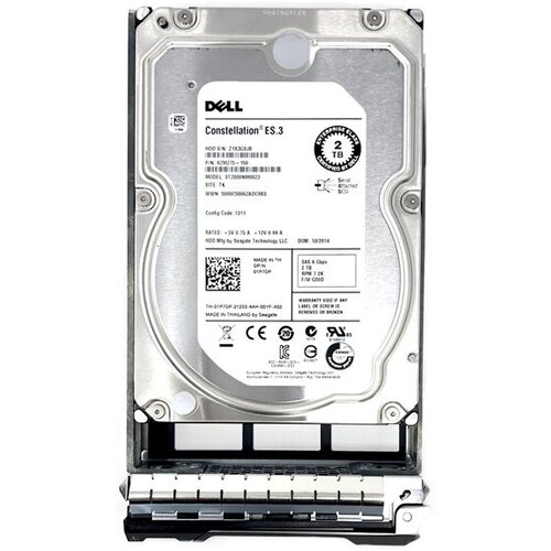 Жесткие диски Dell Жесткий диск Dell Seagate 3.5 2TB SAS 7.2K 6Gb 9YZ268-150