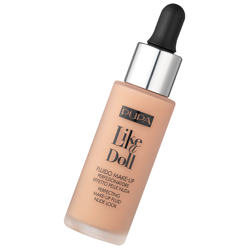 Pupa Тональный флюид Like A Doll, SPF 15, 30 мл, оттенок: 020 Light Beige