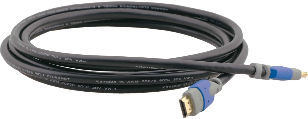 Kramer C-HM/HM/PRO-6 Кабель HDMI-HDMI (Вилка - Вилка), 1,8 м [97-01114006] C-HM/HM/PRO-6