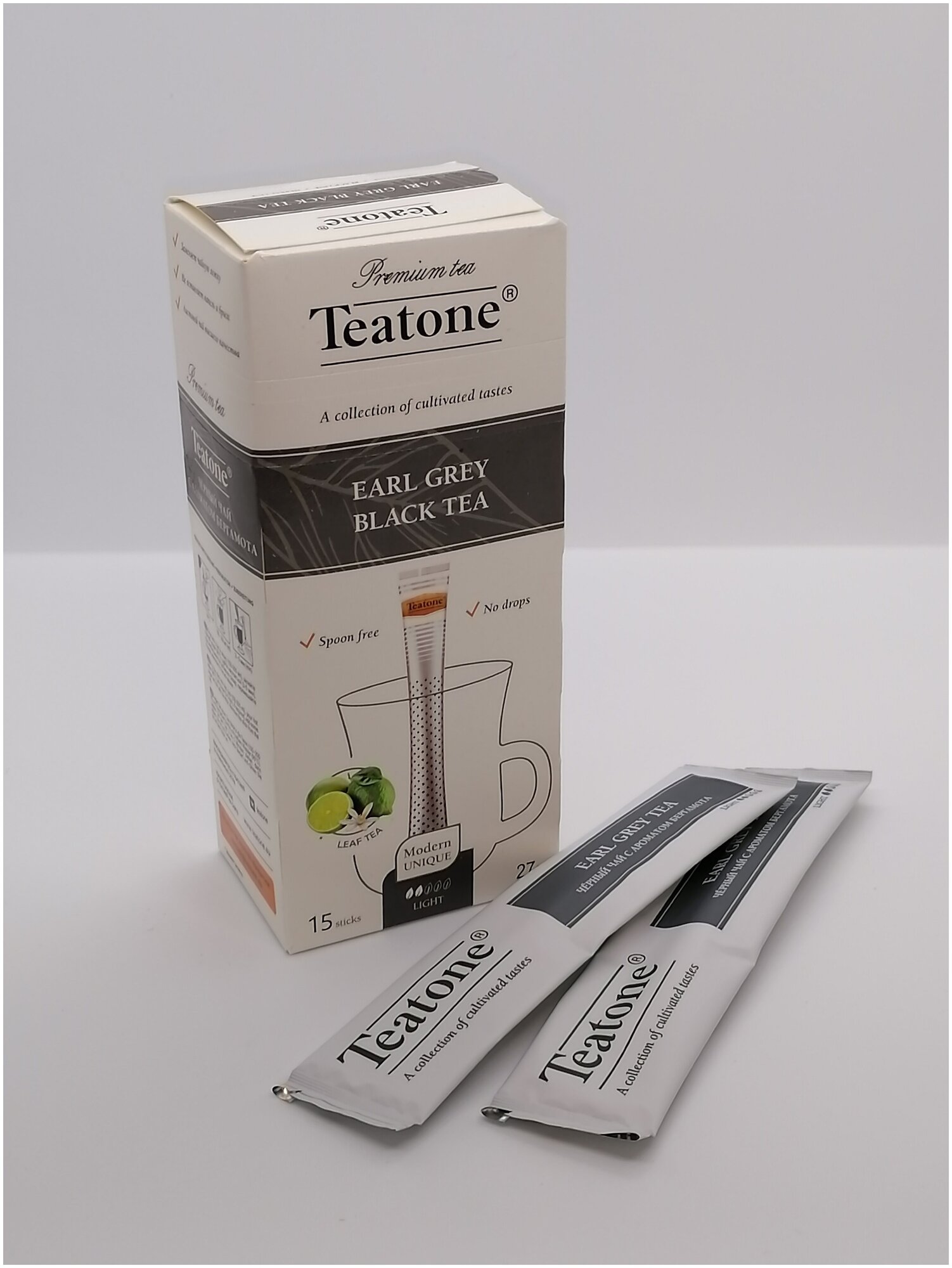 Черный чай с ароматом Бергамота в стиках Teatone