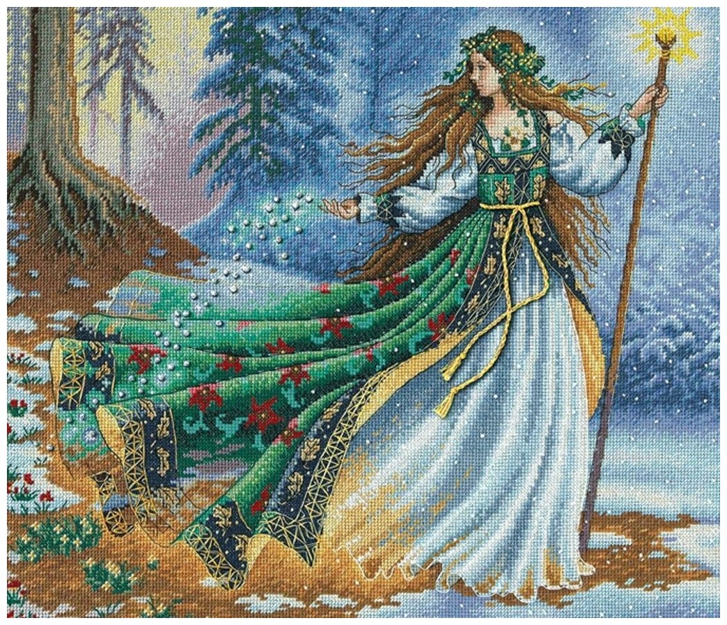 Dimensions Набор для вышивания Woodland Enchantress (Лесная колдунья) 36 х 30 см (35173)