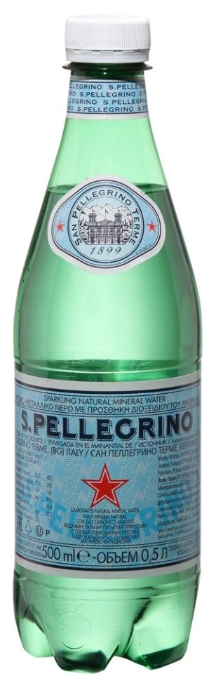 Вода минеральная San Pellegrino (Сан Пеллегрино) 6 шт по 0,5 л, пэт - фотография № 2