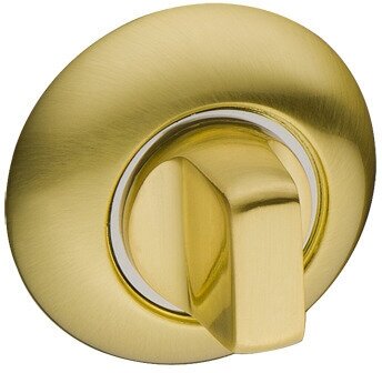 Завертка дверная Kerron, круглая, матовое золото