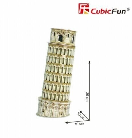 3D Пазл CubicFun Пизанская Башня, 27 шт. (C241h) - фото №6