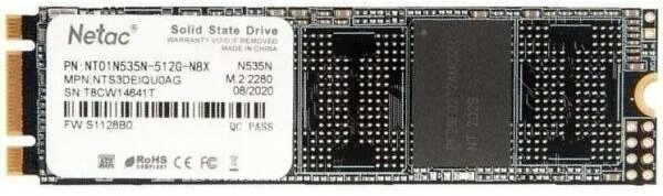 OEM SSD 512GB SATA3 m.2 2280 TLC SMI2258XT Netac