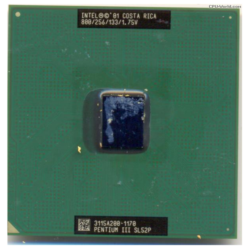 Процессор Intel Pentium III SL52P S370, 1 x 800 МГц, HP