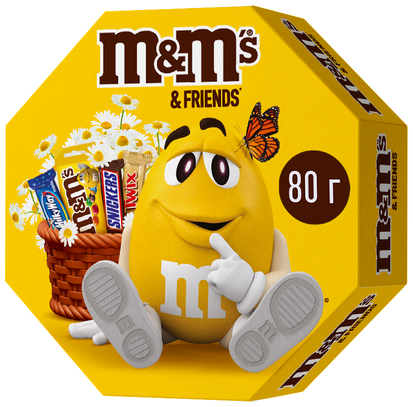 M&M’s & Friends Коробка 80г - фотография № 1