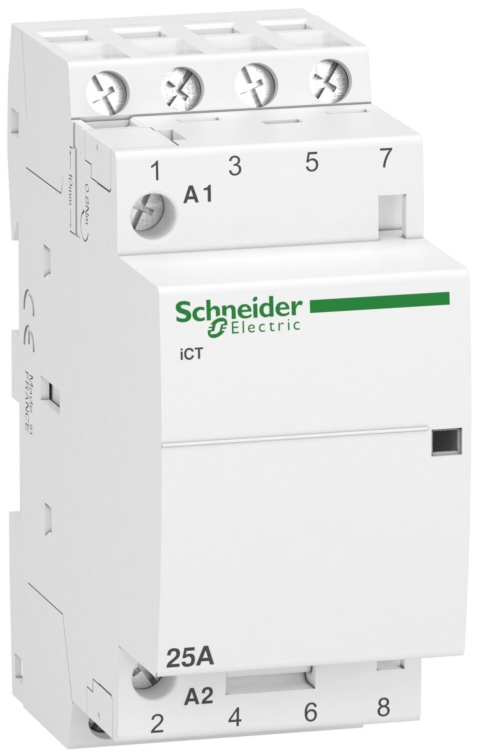 A9C20834 Контактор Schneider Electric Acti9 iCT25А 4НО, 230/240В, 4П