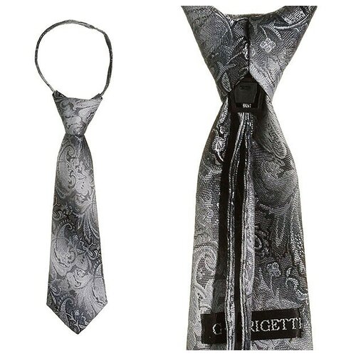 Галстук G.Faricetti, серый галстук с узором ширина 7 см