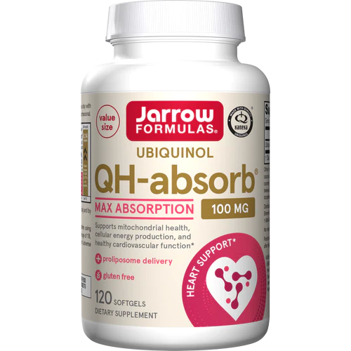 Jarrow Formulas Ubiquinol QH-Absorb 100 mg 60 softgels/"Убихинол QH-Абсорб 100 мг" 60 гел. капс.