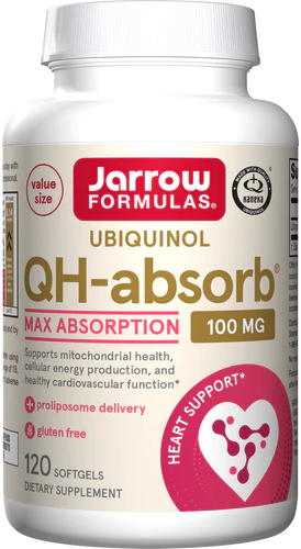 Убихинол QH-Абсорб Jarrow Formulas капсулы гелевые 100мг 60шт Jarrow Formulas, Inc - фото №1
