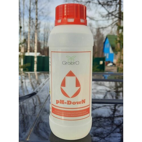 Регулятор кислотности питательного раствора GroBro pH-down, 500 мл