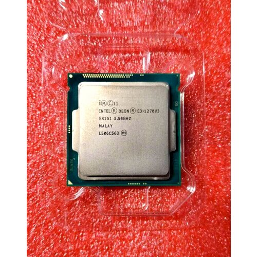 Процессор Intel Xeon E3-1270 v3 LGA1150, 4 x 3500 МГц, OEM процессоры intel процессор e3 1271 v3 intel 3600mhz