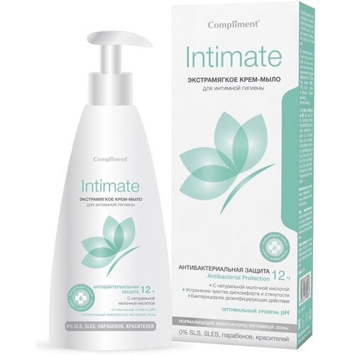 INTIMATE Крем-мыло для интимной гигиены dsm delicate soap for intimate washing мыло для интимной гигиены 200 мл