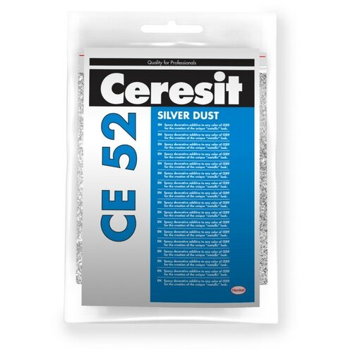 ДОБАВКА ДЛЯ ЭПОКСИДНОЙ ЗАТИРКИ CE 52 SILVER DUST 75 Г CERESIT