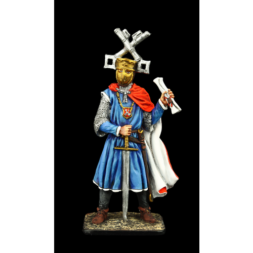 Оловянный солдатик SDS: Рыцарь-миннезингер Бургграф фон Регенсбург, XIII в оловянный солдатик sds тевтонский рыцарь xiii в