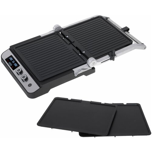 Гриль электрический со съемными антипригарными панелями Camry AD 30592 в 1 контактный и настольный3000Втрег-ка тем-рытаймервертик хранениеподдон 2199000₽