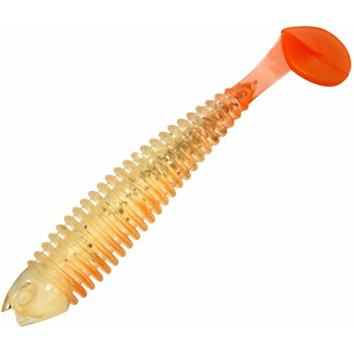 Приманка силиконовая Boroda Baits Shemaya 180мм #Неон Лимонный/Ярко-Оранжевый